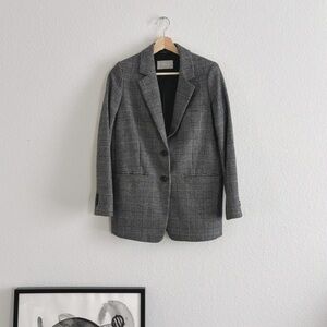 Everlane || The Oversized Blazer in Italian Wool - Glen Plaid || Petite 00